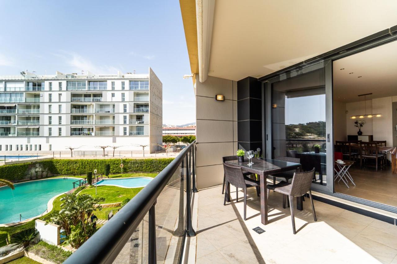 Primera Linea De Mar Con Piscina, Gimnasio Y Parking 2 Hab Y 2 Banos Villajoyosa Bagian luar foto