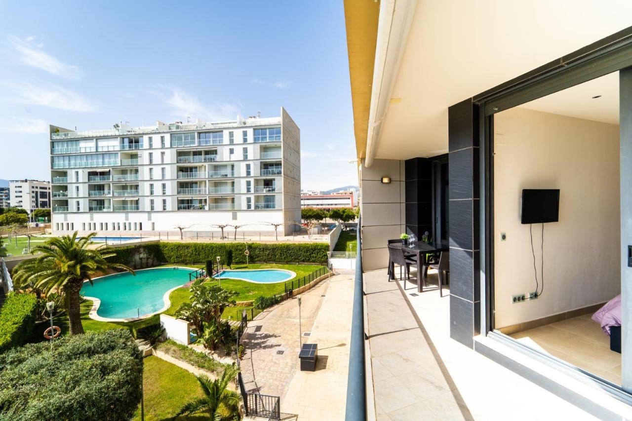 Primera Linea De Mar Con Piscina, Gimnasio Y Parking 2 Hab Y 2 Banos Villajoyosa Bagian luar foto