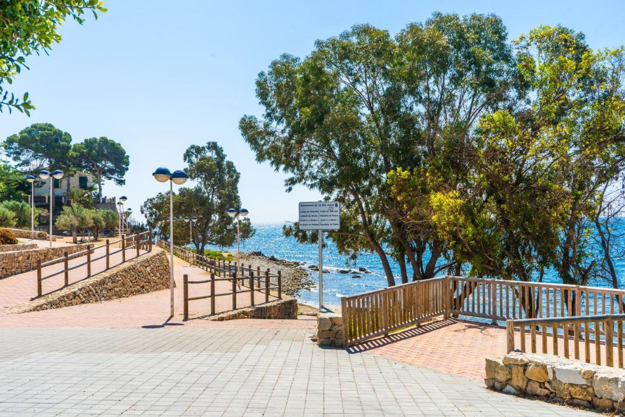 Primera Linea De Mar Con Piscina, Gimnasio Y Parking 2 Hab Y 2 Banos Villajoyosa Bagian luar foto